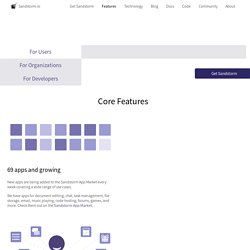Sandstorm Features