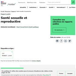 Santé sexuelle et reproductive