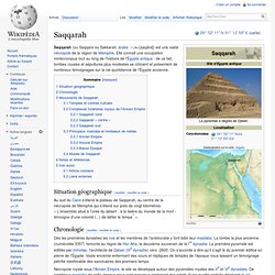 Saqqarah wikipedia