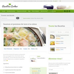Saumon et pommes de terre à la crème