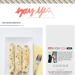 Savory Christmas Dinner Crepes