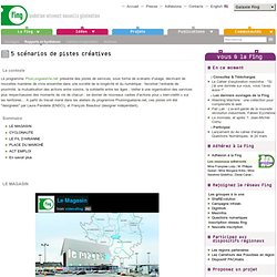 5 scénarios de pistes créatives