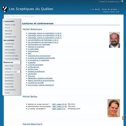 Lectures et controverses