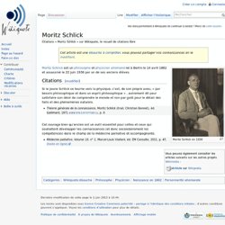 Moritz Schlick