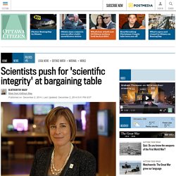Scientists push for ‘scientific integrity’ at bargaining table