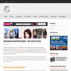 PageRank Sculpting raté : un cas d’école