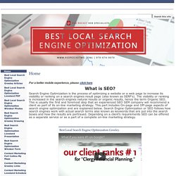 Best Local Search Engine Optimization Fort Collins