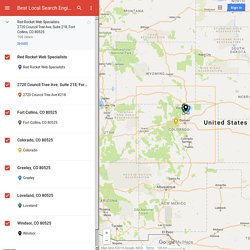 Best Local Search Engine Optimization Fort Collins – Google My Maps