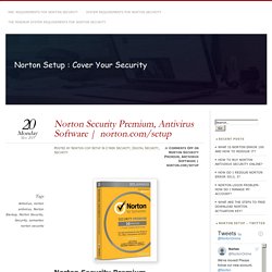 Norton Security Premium, Antivirus Software