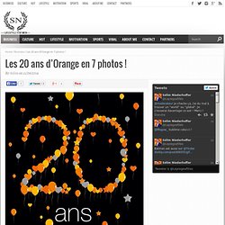 Selfie night pour les 20 ans de Orange #Orange20