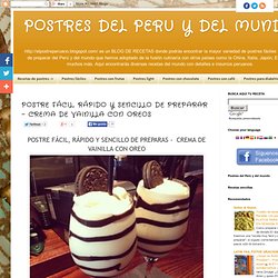 EL POSTRE PERUANO