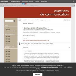 « La séquence des téléspectatrices »