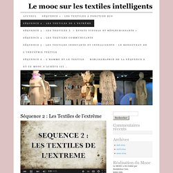Le mooc sur les textiles intelligents
