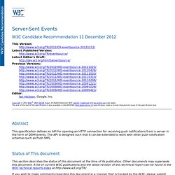 Server-Sent Events