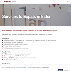 Services to Expats in India - Expats Taxation in India