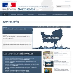 Accueil - Les services de l'État en préfecture de région Normandie