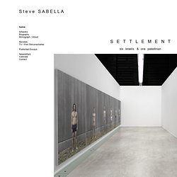 MATHAF - Settlement Six Israelis & One Palestinian by Steve Sabella