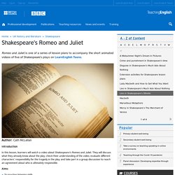 Shakespeare's Romeo and Juliet