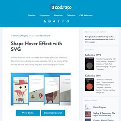 Shape Hover Effect with SVG