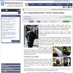 The “Shape-Shifting Sheik” and the “Sydney Siege”