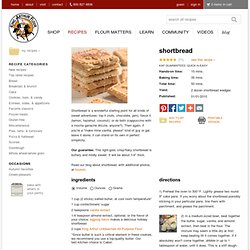 Shortbread: King Arthur Flour