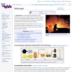 Sidérurgie