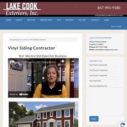 Experienced Vinyl Siding Contractor in Palatine