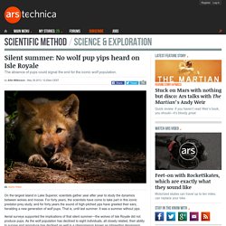 Silent summer: No wolf pup yips heard on Isle Royale