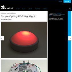 Simple Cycling RGB Nightlight