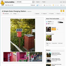 A Simple Solar Charging Station