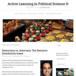 Active Learning in Political Science ©