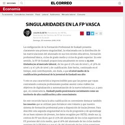 Singularidades en la FP vasca