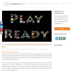 5 sites de jeux interactifs sympas pour le FLE -