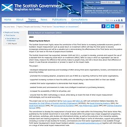 Social Return on Investment (SROI)