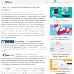 8 Best Free Webinar Software For Marketers And Businesses
