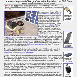 A New Solar / Wind Charge Controller Based on the 555 Chip