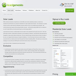 Lead Genesis