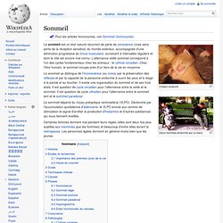 Sommeil