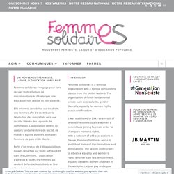 Qui sommes-nous ? - Femmes Solidaires