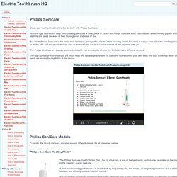 Philips Sonicare - Electric Toothbrush HQ