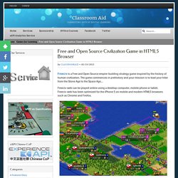 Free and Open Source Civilization Game in HTML5 Browser