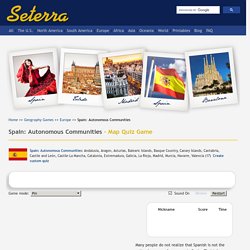 Juega con las Comunidades Autónomas - Colegio