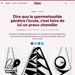 Dire que le spermatozoïde pénètre l’ovule, c’est faire de lui un preux chevalier