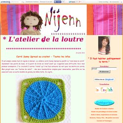 Carré Sunny Spread au crochet - Toutes les infos - Nijenn