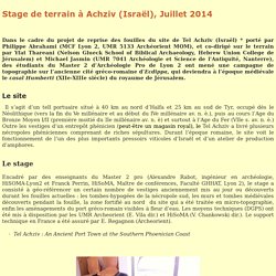 stageIsraël
