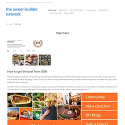 Start here – The Owner-Builder Network