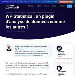 WP Statistics : un plugin d’analyse de données comme les autres ?