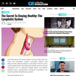 The Secret To Staying Healthy: The Lymphatic System