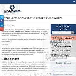 5 steps to making your medical app idea a reality