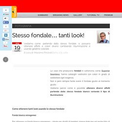 Stesso fondale… tanti look!